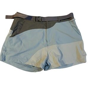 Outdoor Voices Retrek Colorblock Green Shorts Size Medium